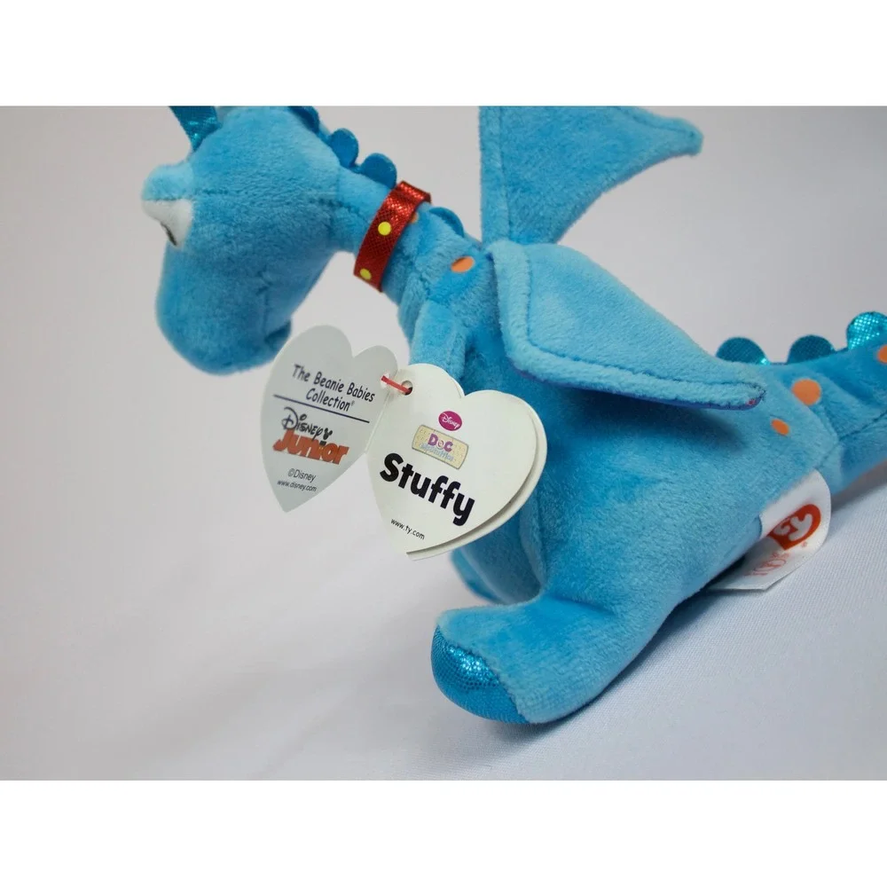 Ty Beanie Babies Disney Doc McStuffins Stuffy Blue Dragon Plush Toy‎ with Tags